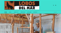 Desktop Screenshot of lobosdelmar.com